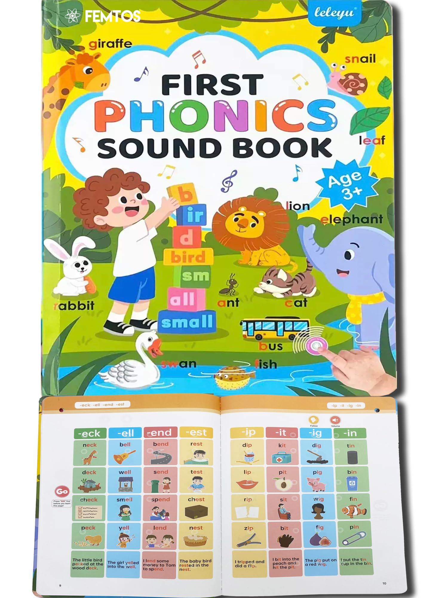 Amazon | 【 Femtos 】 フォニックス サウンドブック 音が出る 英語