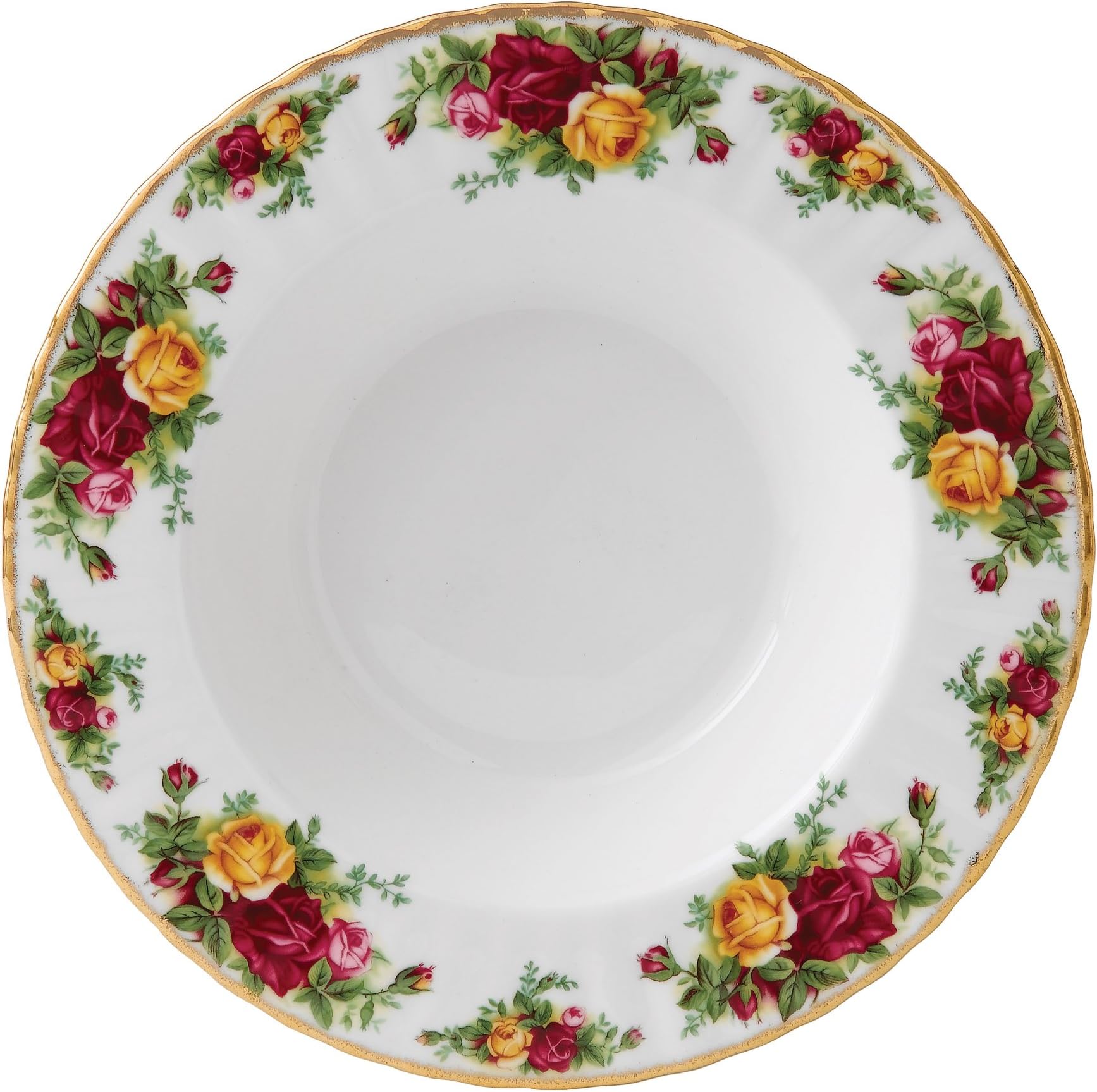 15210014 Old Country Roses Rim Soup Bowl, 8"