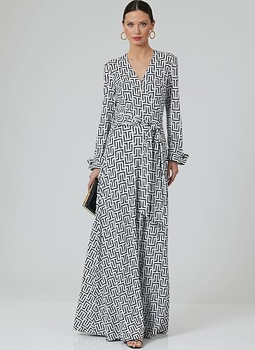 Miniatura 4 de Vogue V2000H5 - Paquete de patrón de costura para vestido cruzado de Diane Von Furstenberg, código de diseño V2000, tallas 6-8-10-12-14, multicolor