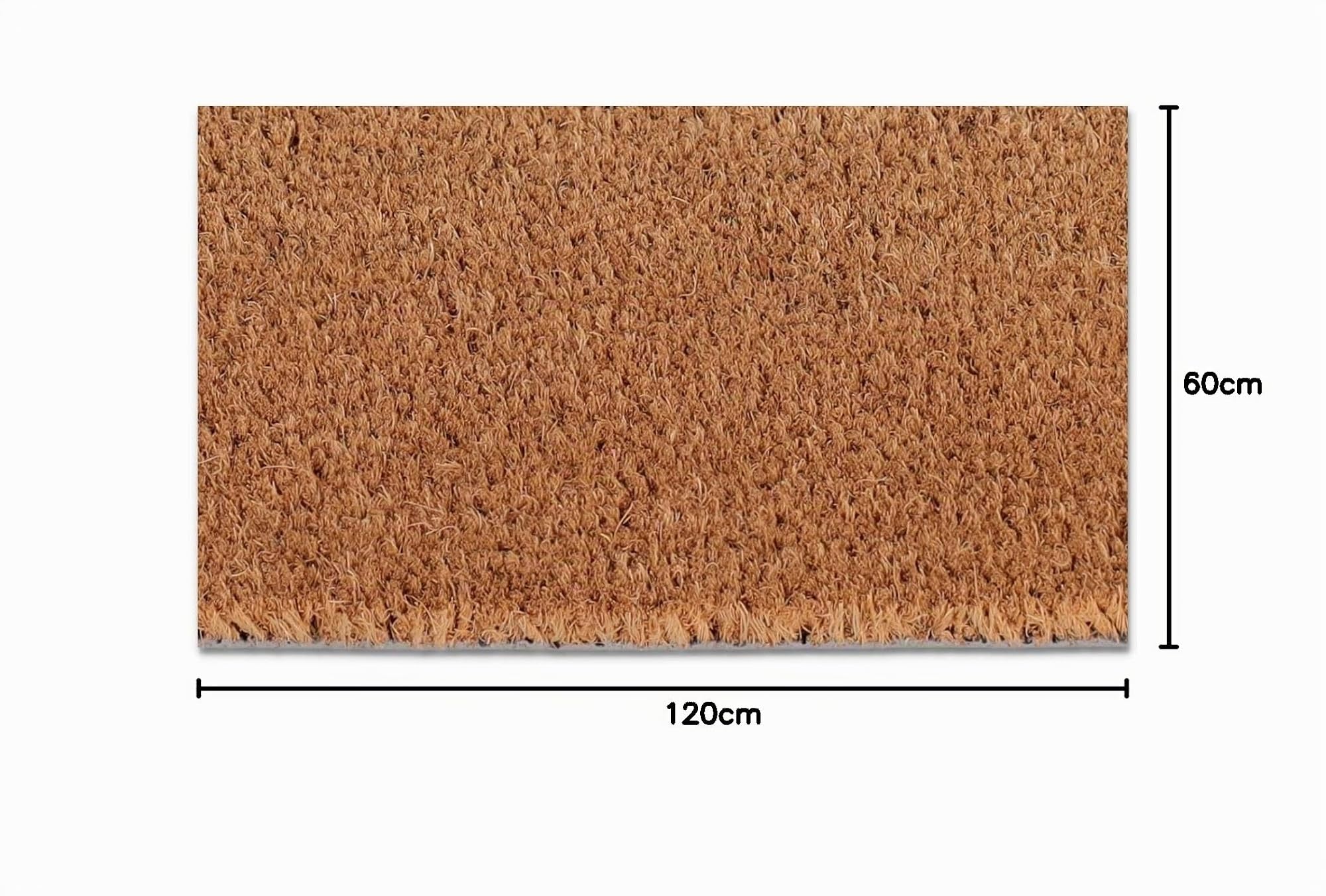 CASA TESSILE Zerbino Ingresso in Cocco Naturale Greggio - 60x120 cm.