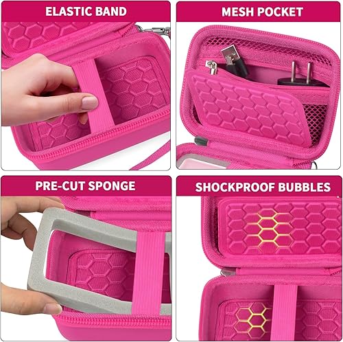 Vista 108 de AbergBest 21 Mega Pixels 2.7" LCD Recargable HD/Kodak Pixpro/Canon PowerShot ELPH 180/190 / Sony DSCW800 / DSCW830 - Funda protectora para cámara