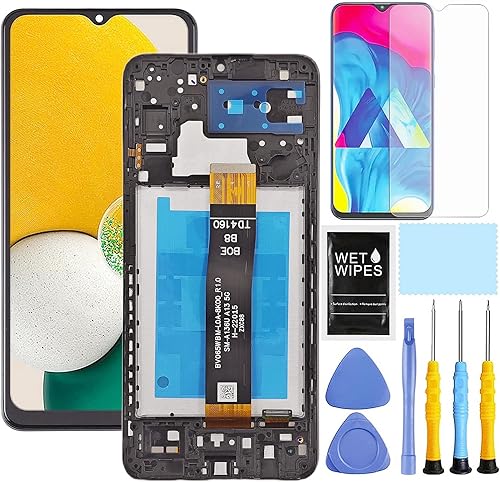 para Samsung Galaxy A13 5G pantalla de reemplazo con marco para Samsung a13 a136u Kit de reemplazo de pantalla s136dl a136a a136w pantalla LCD