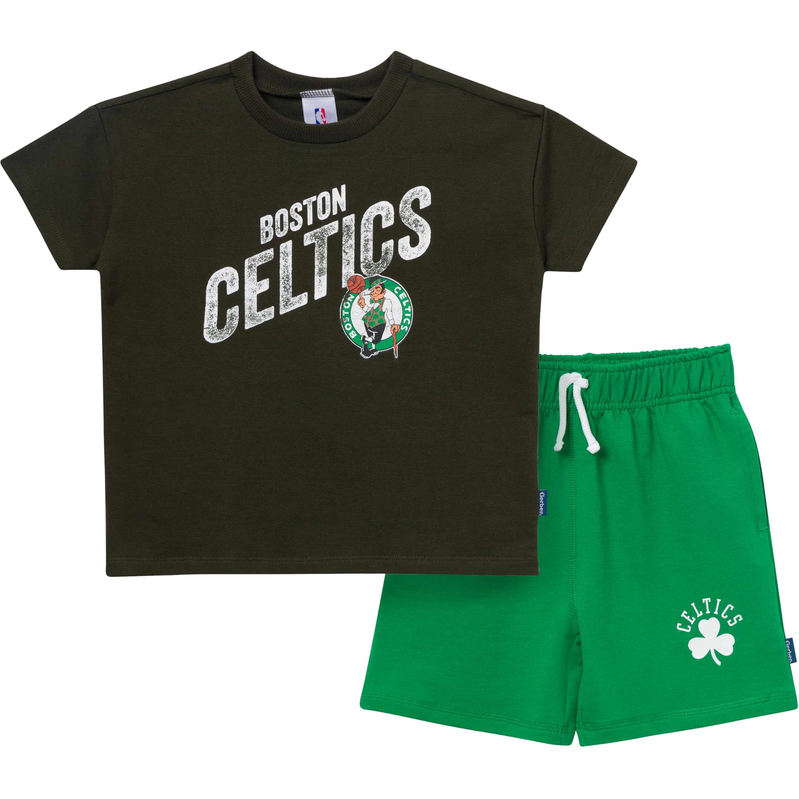 Gerber Baby Boys' Nba Team T-shirt & Shorts Set