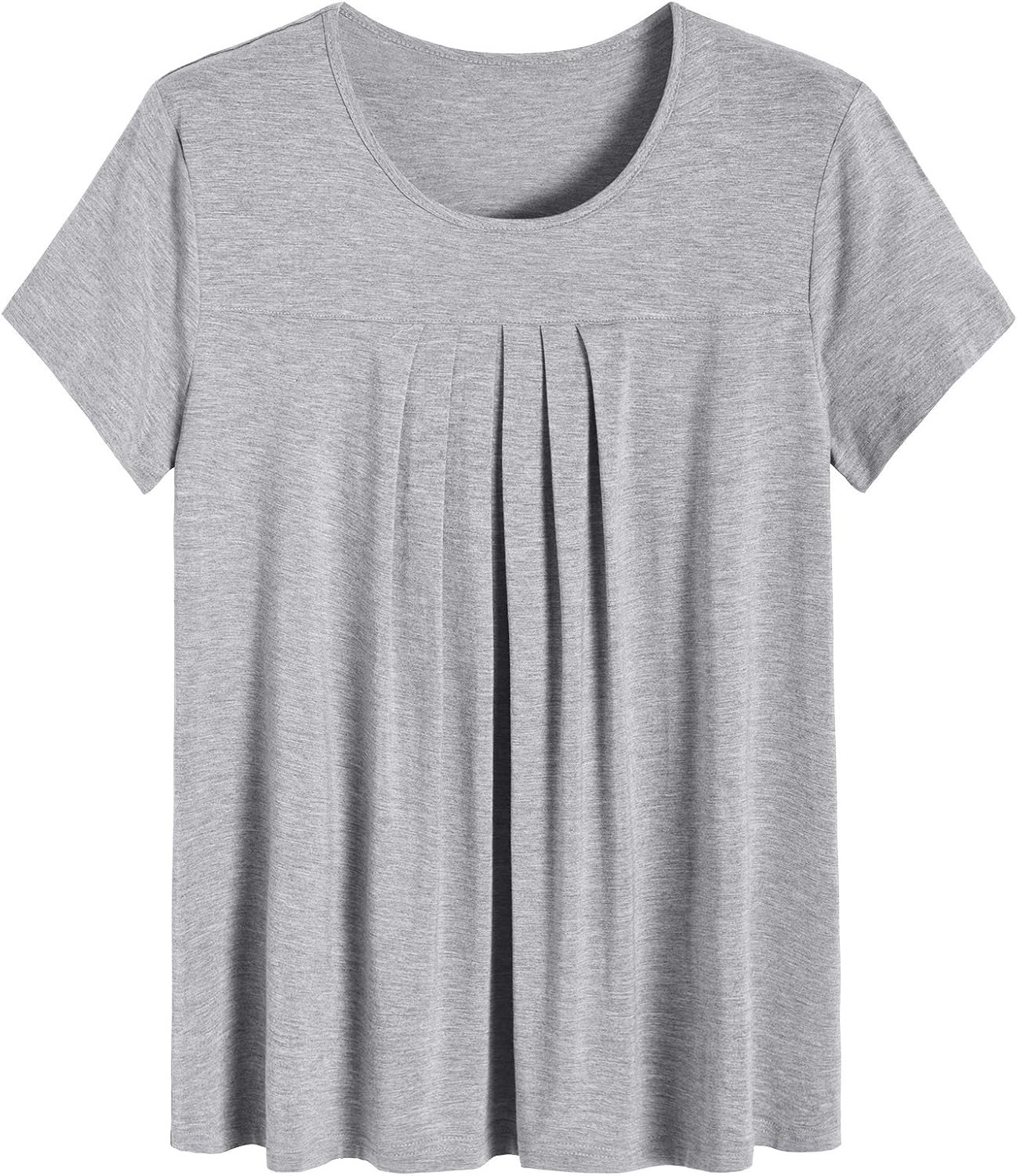 Latuza Women's Pleated Loungewear Top and Capris Pajamas Set - Image 3