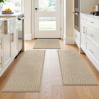 U'Artlines Geometric Kitchen Rugs Set