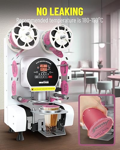 Miniatura 5 de WantJoin Máquina de sellado de tazas máquina selladora automática de tazas de 89903740in 350354374 pulgadas máquina eléctrica de sellado de tazas