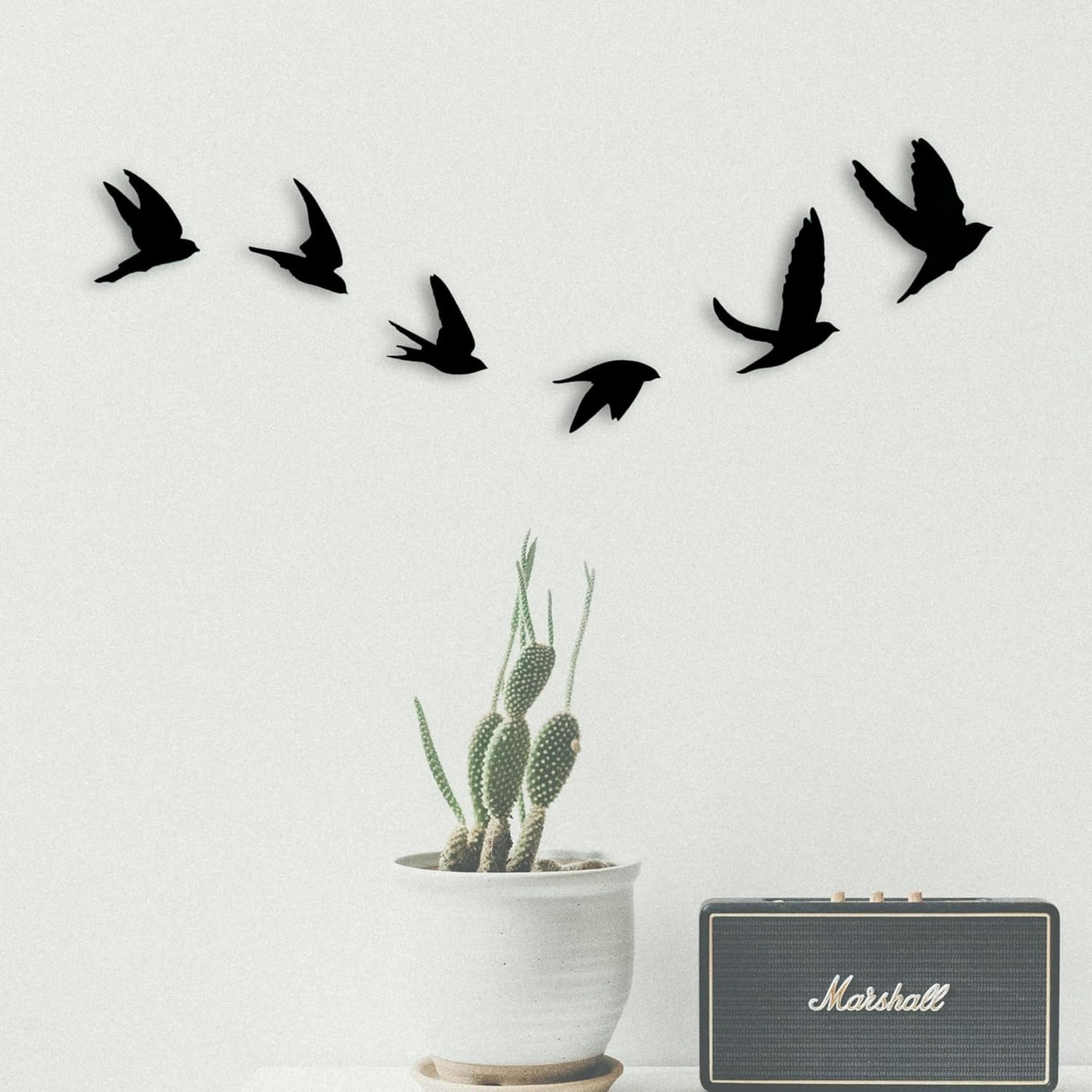 WALL MAGIX Art 6 Pieces of Bird wall art for mome decor | Boho Art Wall Art for Living Room, Office, Bedroom | Wall Decor Hanging Items | Wall Decorative Items Best for Gift, Pack of 2 Pieces (Bird Black 1)-image-40