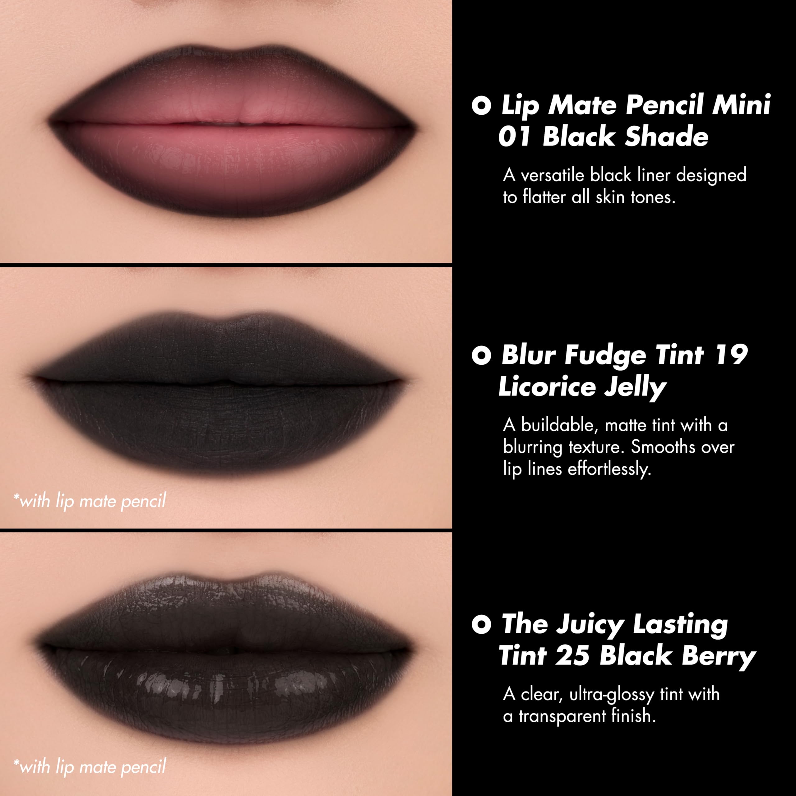 Amazon | rom&nd BLACK LIP TRIO EDITIONロムアンド ブラックリップ