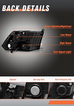 for 2009-2018 Dodge Ram Headlights Assembly Chrome Pair