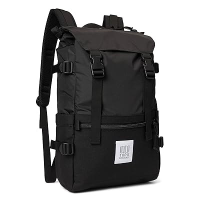Topo Designs Rover Pack Classic Backpack Bags Black/Black 1, Nylon