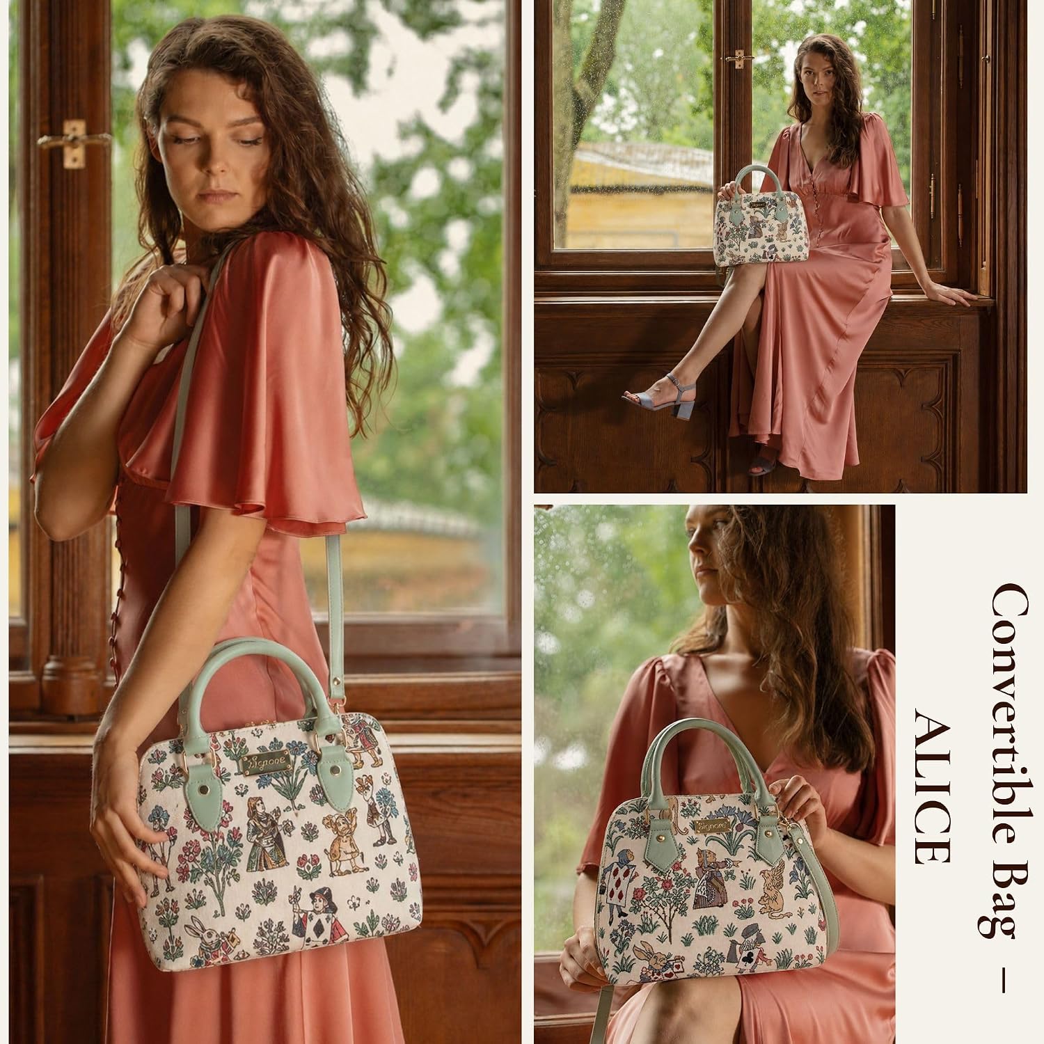 Signare Tapestry Hand & Shoulder Bag for Women |Fashionable Cross Body bag Purses for Woman |Satchel Bag for Women Girls Teen | Fashionable
