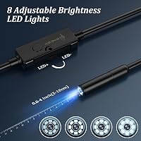 Ennovor 1920 HD endoszkóp kamera 8 LED-del, vízálló IP67, 5 méter, Android iOS 5