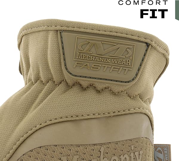 Mechanix Wear - FastFit Coyote Touch Screen Gants (Large, Marron) - 4