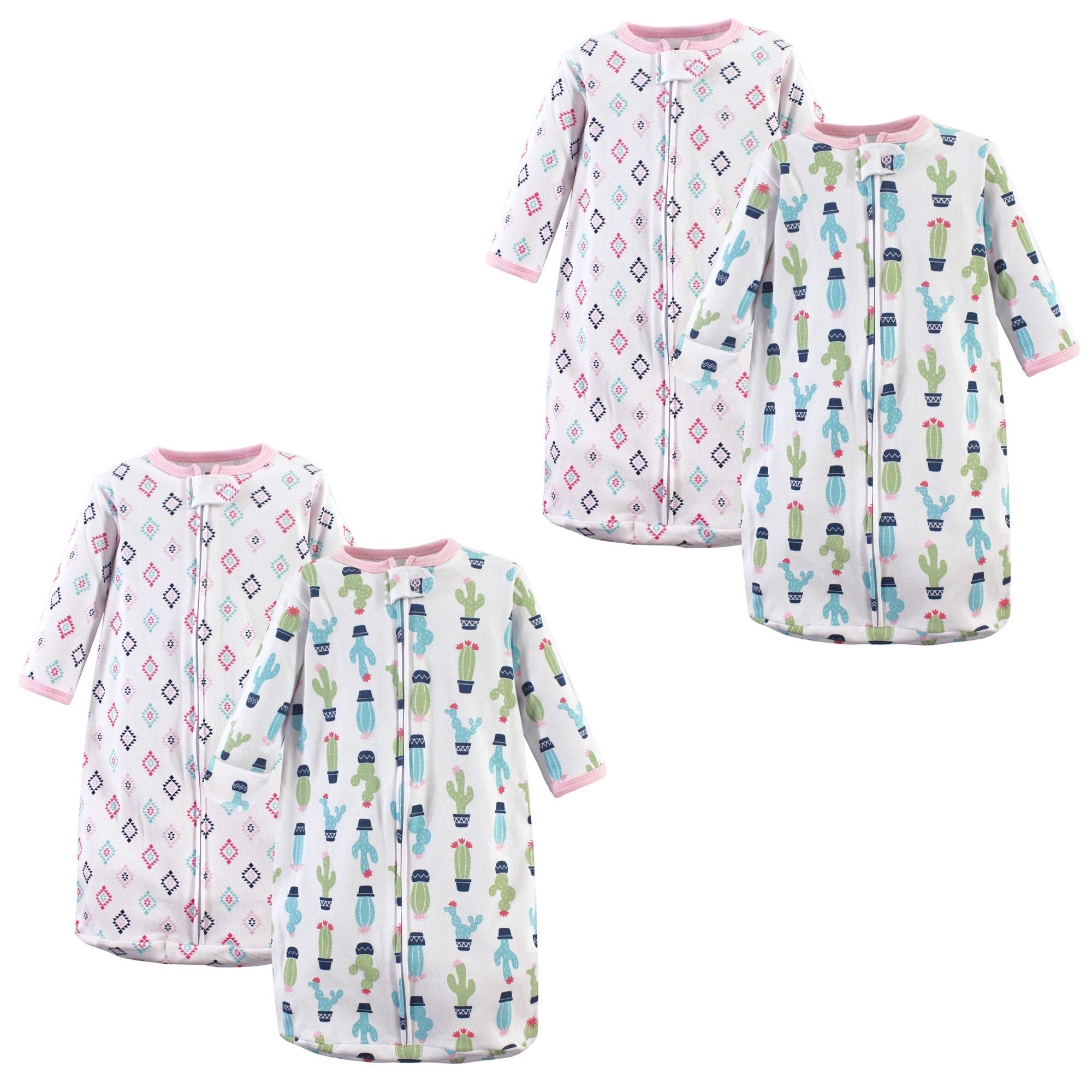 Hudson Baby Unisex Baby Cotton Long-Sleeve Wearable Sleeping Bag, Sack, Blanket