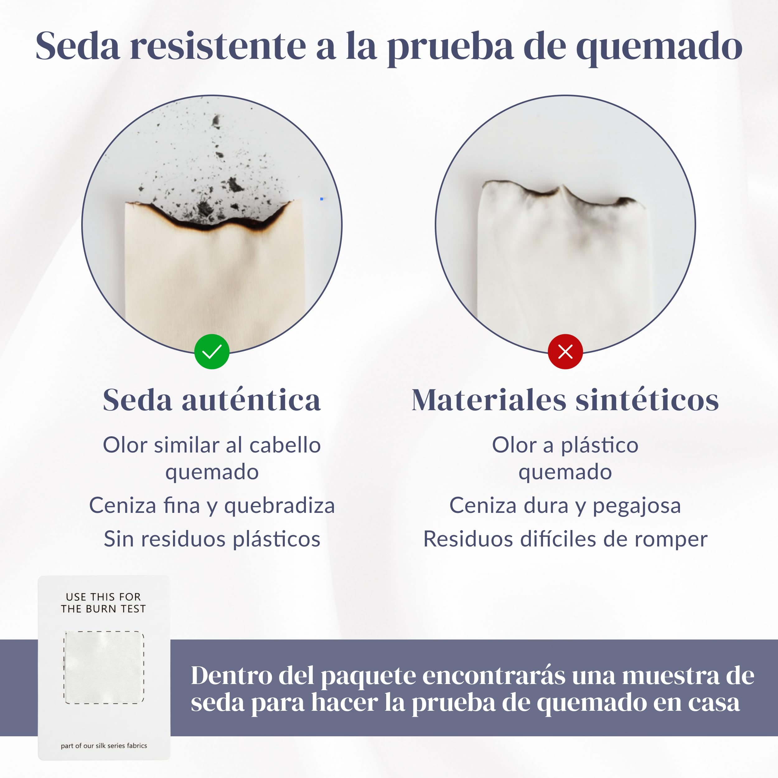 Funda de Almohada de Seda Ferò, 50 x 80 cm, 100% Seda Natural de Morera, 22 Momme, Grado 6A, Beige