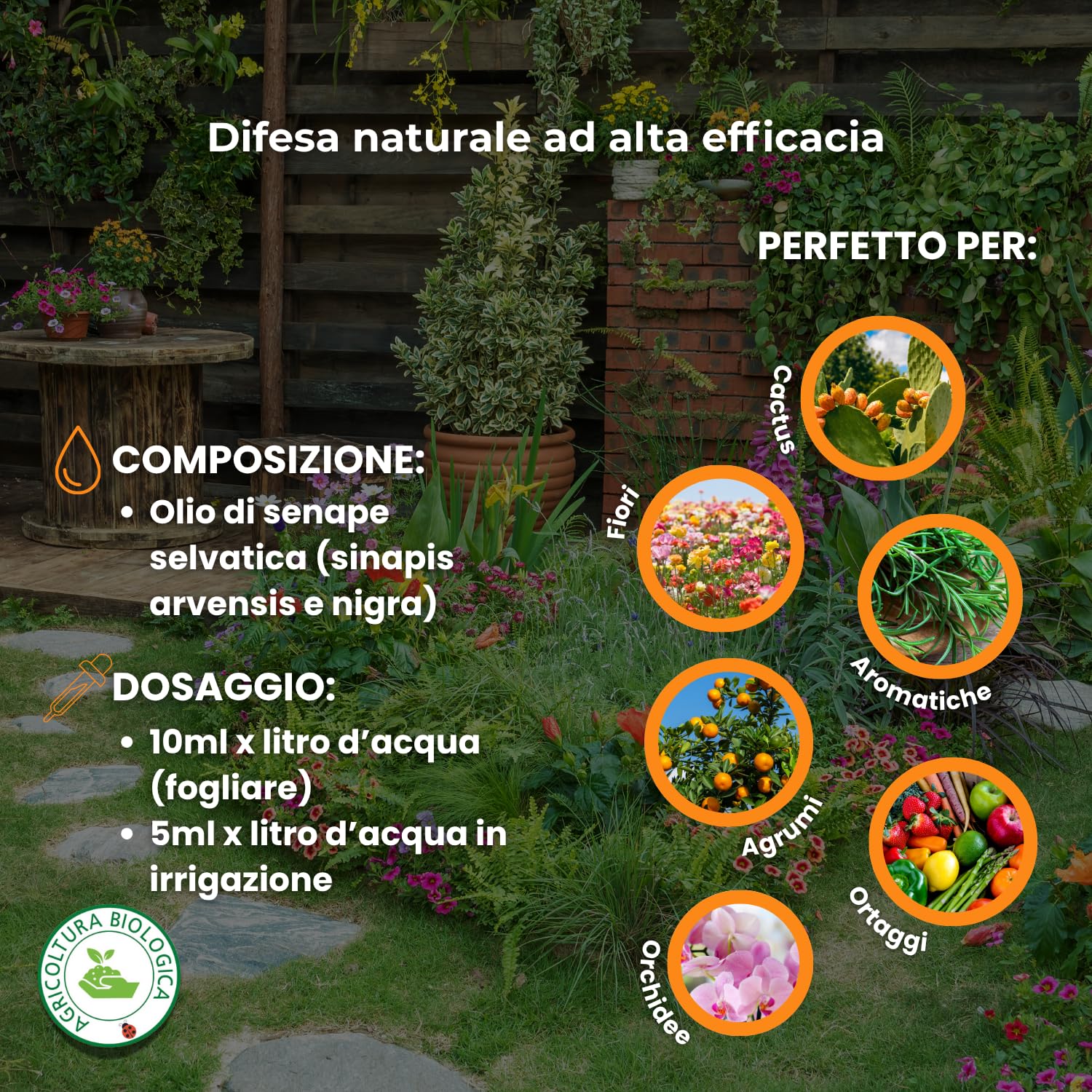 SENAPE-PLUS® Olio di Senape Potente per Insetti Parassiti | Afidi, Cocciniglie, Bruchi, Acari, Tignole, Tripidi, Larve | COLTIVAZIONE BIOLOGICA DI ALTA QUALITÀ | 250 gr