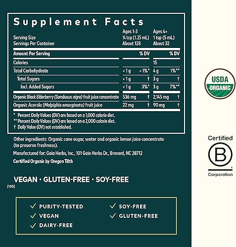 Miniatura 3 de Jarabe Gaia Hierbas Negro Elderberry, 751063800037, 1, 1