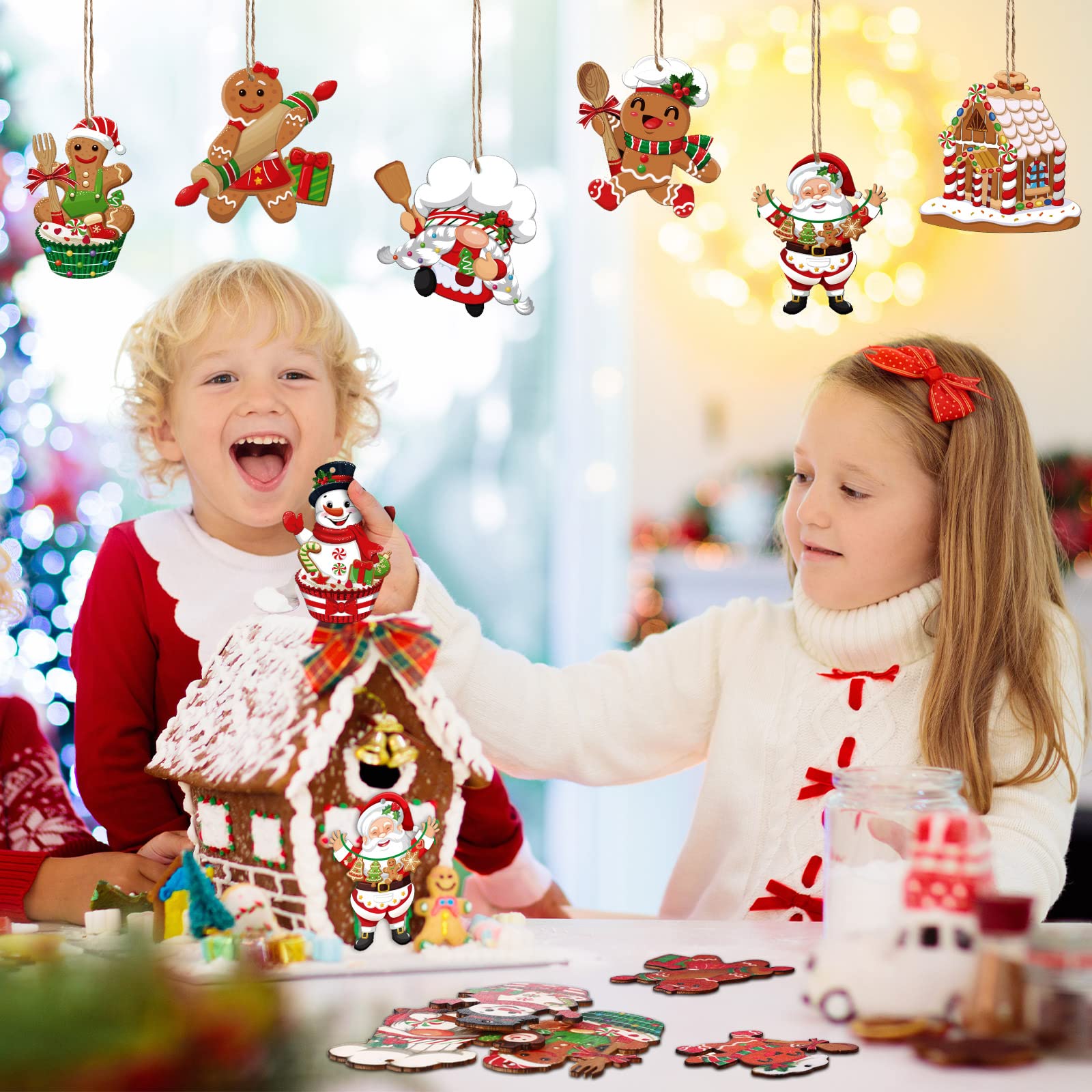 Decoración Navideña De Muñeco De Jengibre Para Hombre, Pequeñas Piezas Colgantes, Accesorios Para árbol De Navidad, 3 Uds. Comprar A Buen Precio - Entrega Gratuita, Reseñas Reales Con Fotos