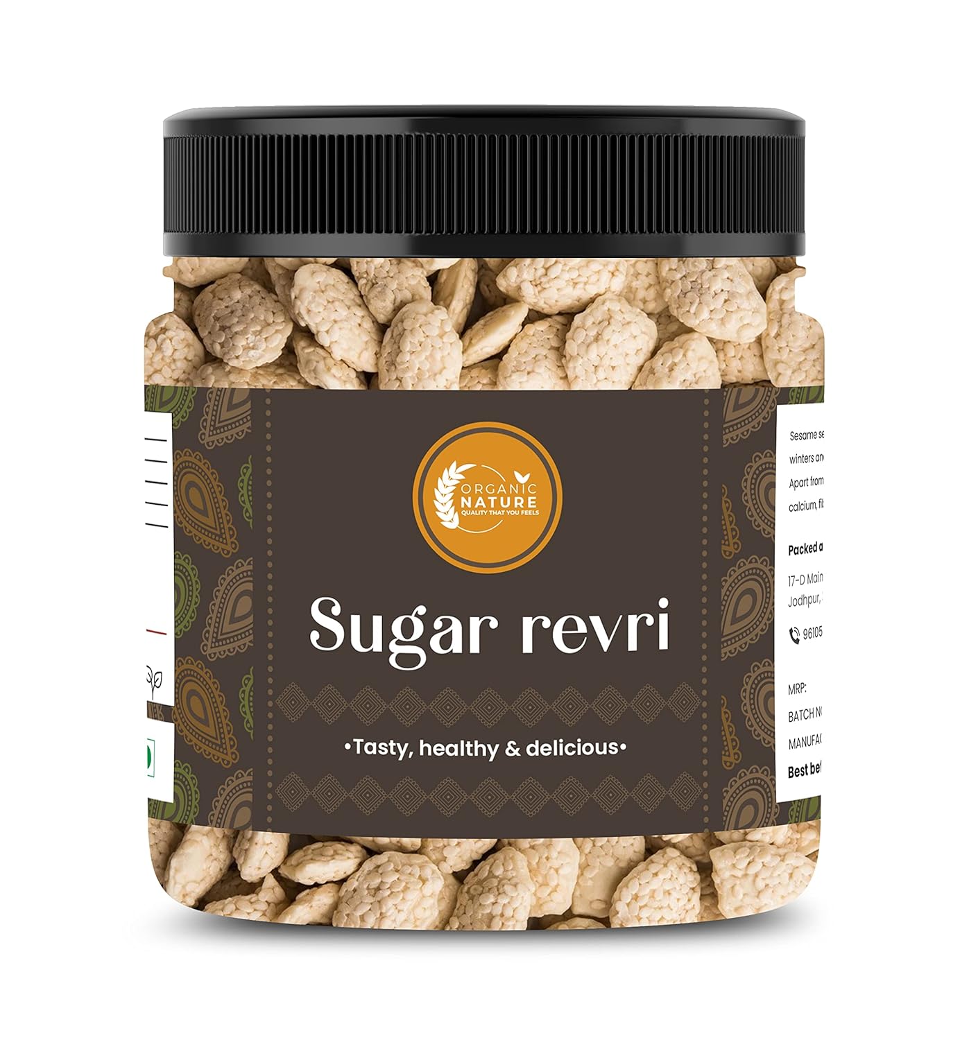 ORGANIC NATURE Homemade Sugar ki Rewari Sugar Revdi 250 gms Rewdi