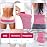 Geyoga Waist Trimmer Sweat Waist Trainer Wrap Stomach Wraps for Women Bodybuilding (Flesh Pink Inner