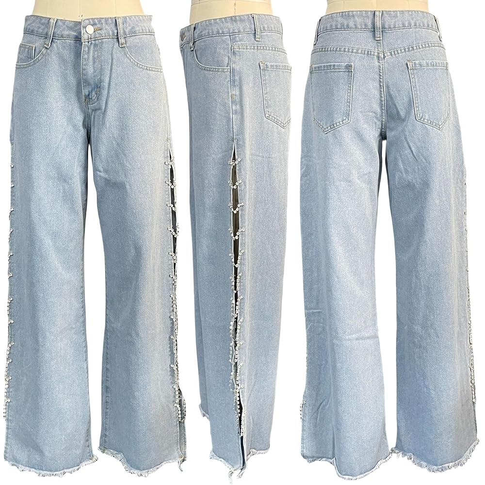 【SCENERITY】Rock Denim Wide Jeans Rock Denim Wide Jeans - SCENERITY