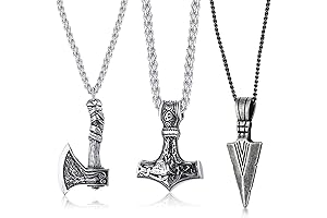 Viking Necklace for Men - Talisman of Strength and Courage