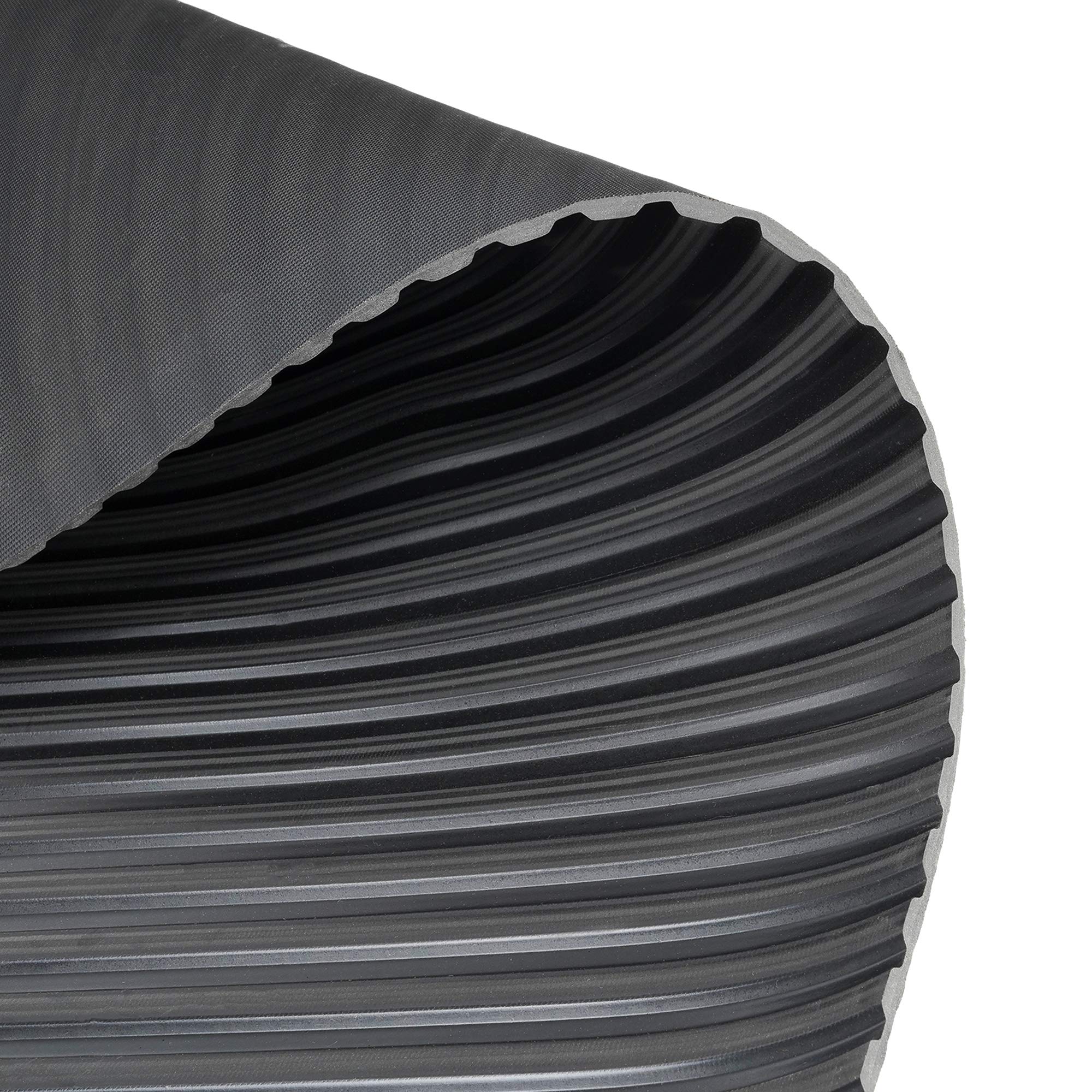 Breitriefenmatte, 10m² 1,2 x 8,34m Stärke: 3mm, Schwarz