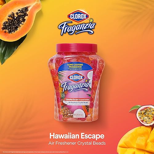 Miniatura 4 de Clorox Fraganzia - Paquete triple de cuentas de cristal brisa fresca del océano colada de coco frascos hawaianos de escape de 12 onzas  Cuentas