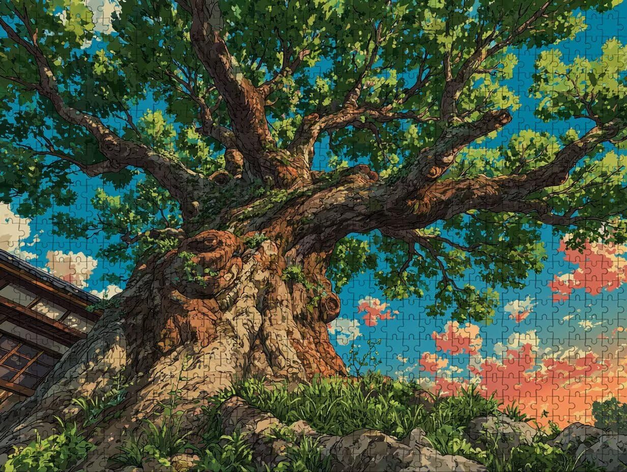 Albero Puzzle 6000 Pezzi Adulti, Cielo Puzzle Legno con Scatola 179x105cm, Idea Regalo Uomo e Donna, Divertimento Per Adulti, per Gioco Familiar, Giochi di Sfida, Squisita confezione Regalo, W-2105