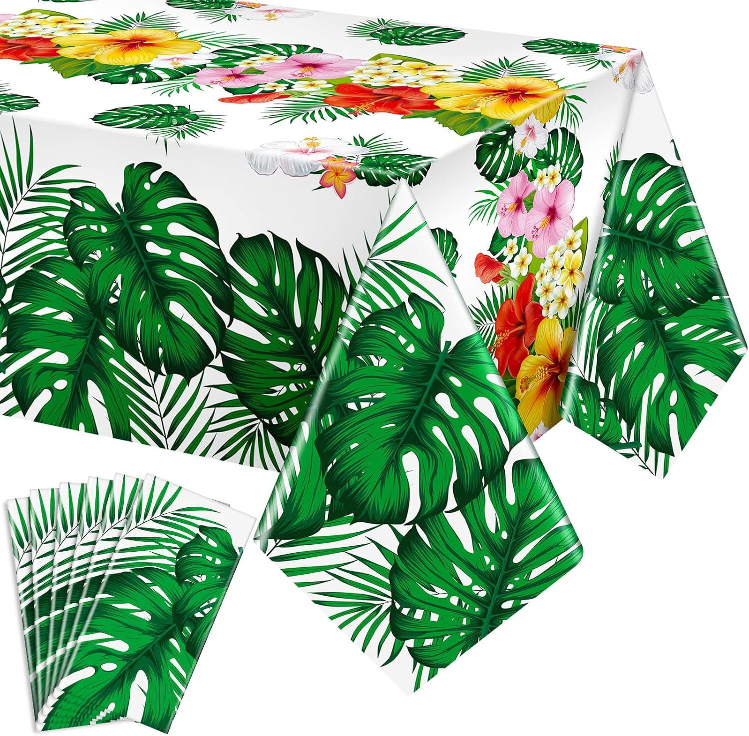 Tatuo Hawaiian Tablecloths Tropical Luau Table Covers