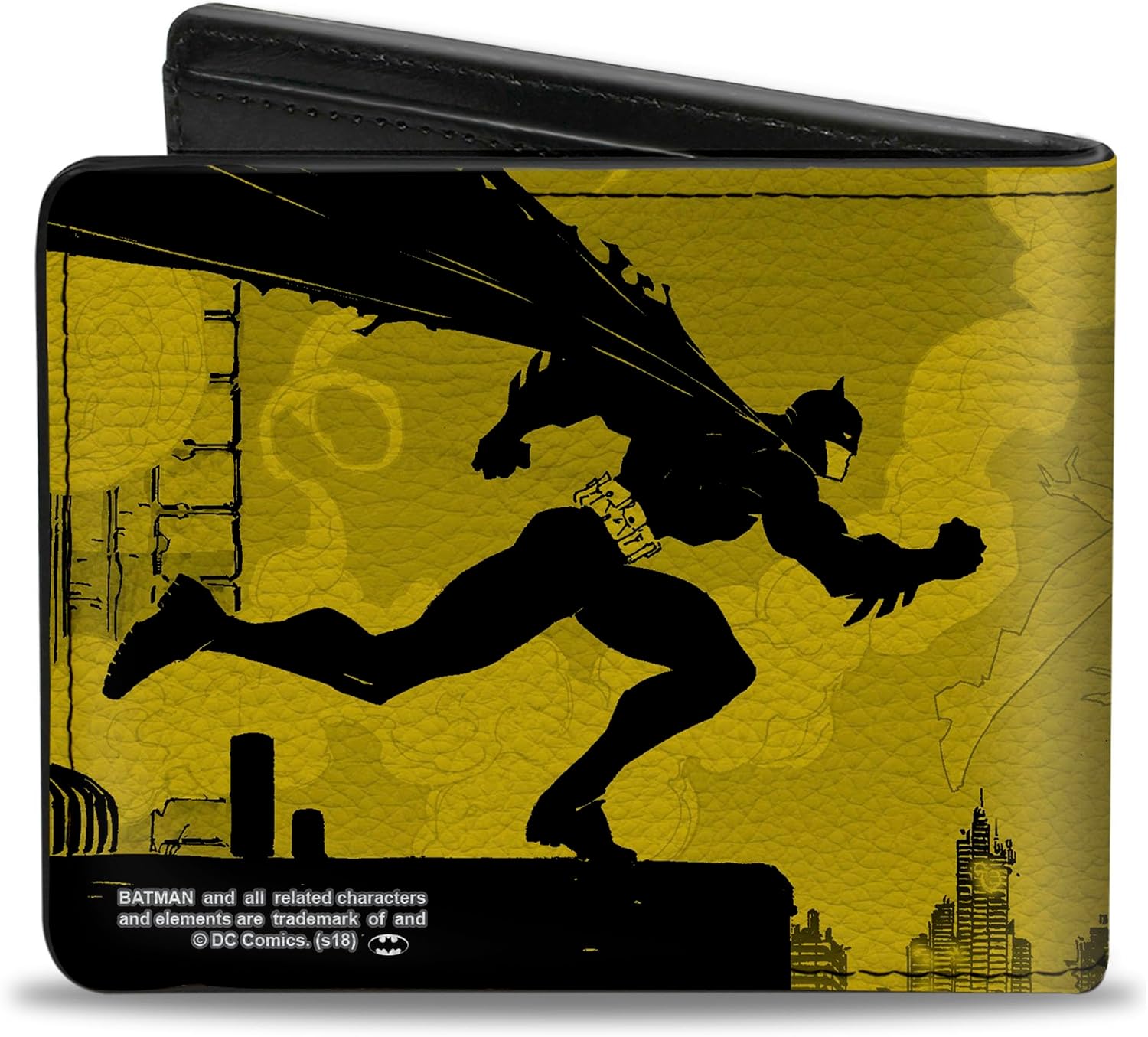Buckle-Down Men's Standard Bifold Wallet Batman Catwoman, 4.0" x 3.5"