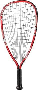 HEAD MX Fire 190 Beginners Racquetball Racket - Pre-Strung Head Light Balance Racquet