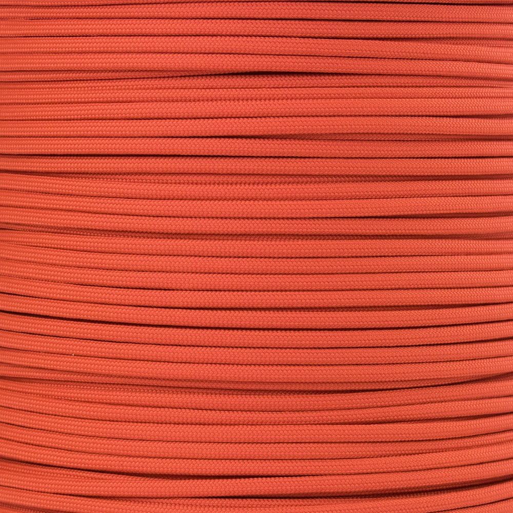Paracord Planet 250 ft Spools of 550 Type III 7-Strand Paracord (Solar Orange)