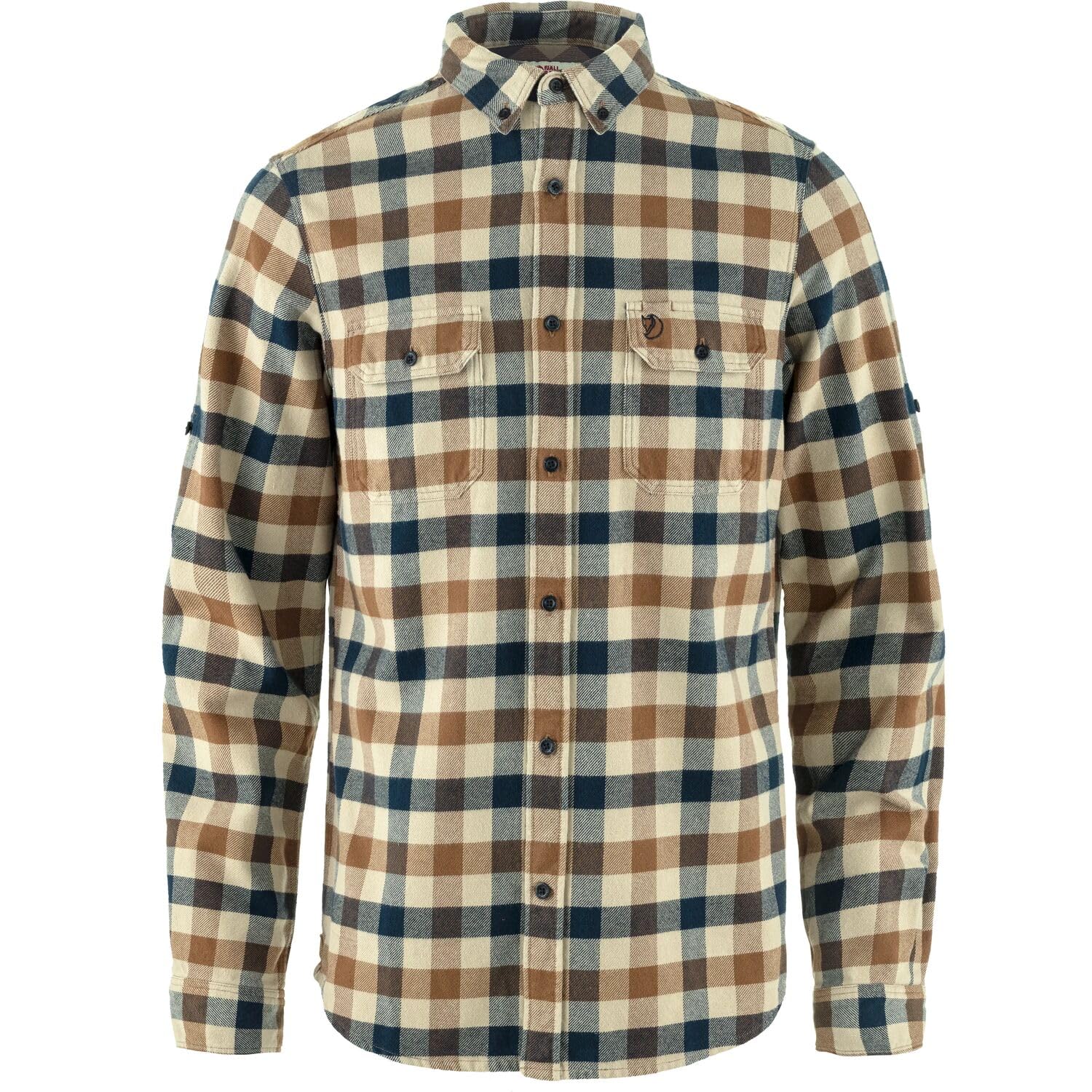 Fjällräven Men's Skog Shirt M T, Fossil-Dark Navy, XL
