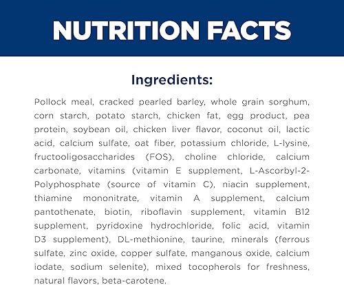 Miniatura 6 de Hill's Science Diet Estómago y piel sensibles, adultos 1-6, soporte de sensibilidad estomacal y de la piel, alimento seco para gatos, abadejo y