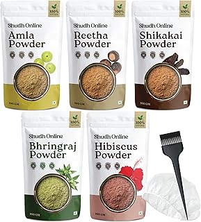 Shikakai Powder For Hair Picks collage image 3