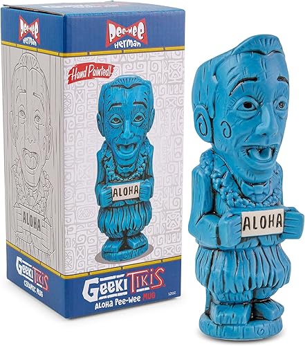 Miniatura 4 de Geeki Tikis Pee-Wee Herman Aloha Taza de cerámica | Vaso de cóctel para fiesta de cerveza para licor, bebidas | Capacidad para 12 onzas
