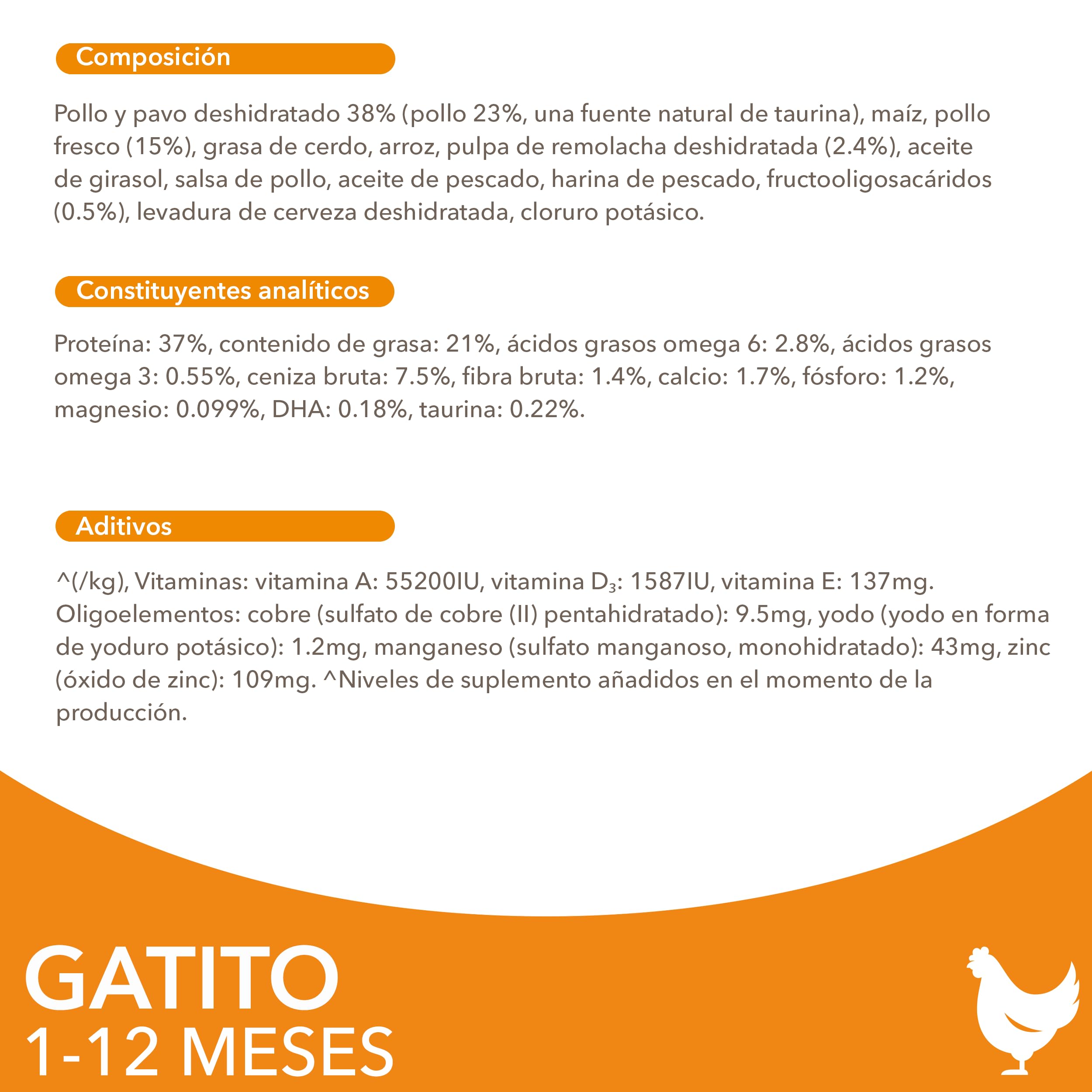 IAMS Alimento seco para gatitos junior de 1-12 meses con pollo fresco, 3 kg