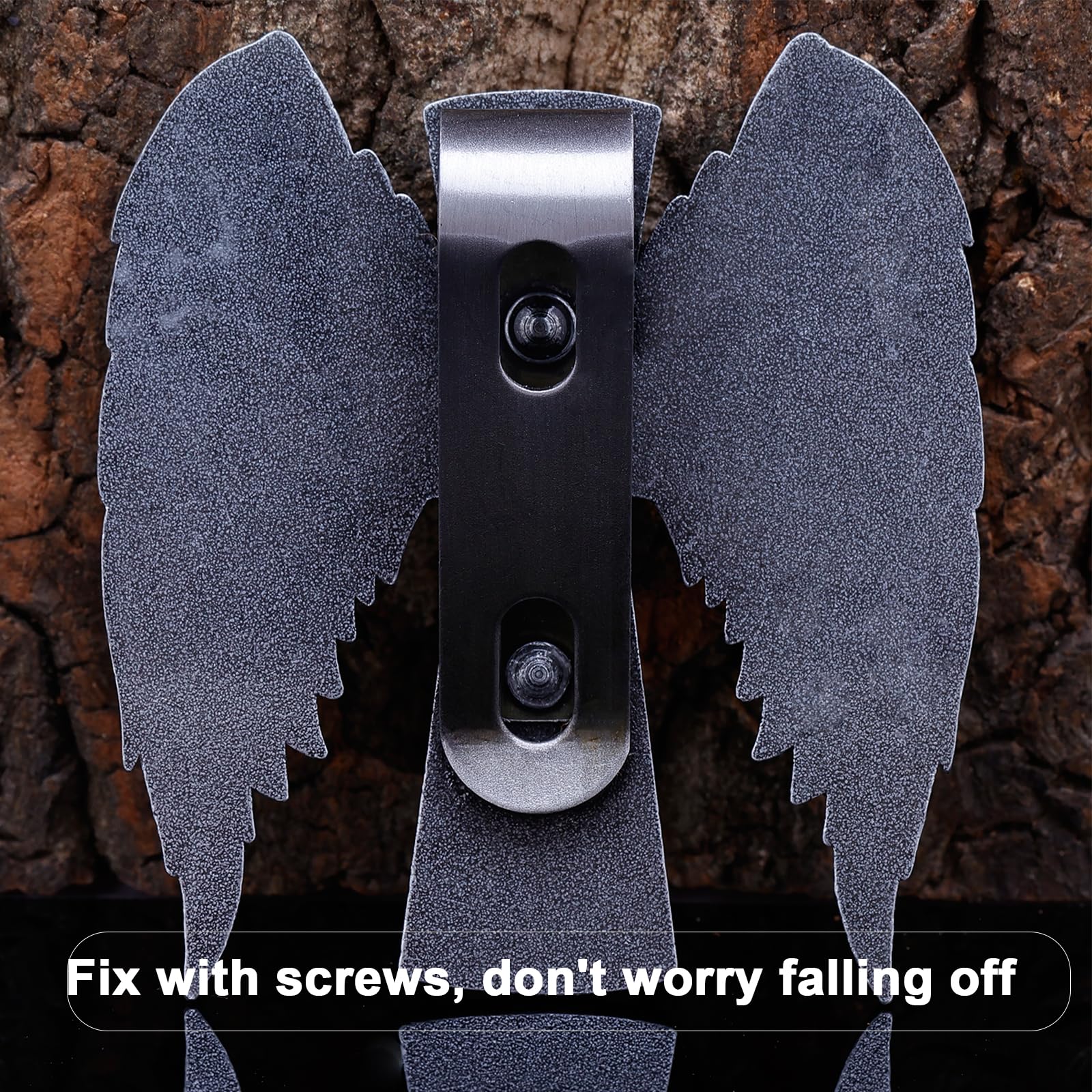 Guardian Angel Wooden Auto Visor Clip (Sold In Inc. Of 3) - William J Hirten Co - Foto 4