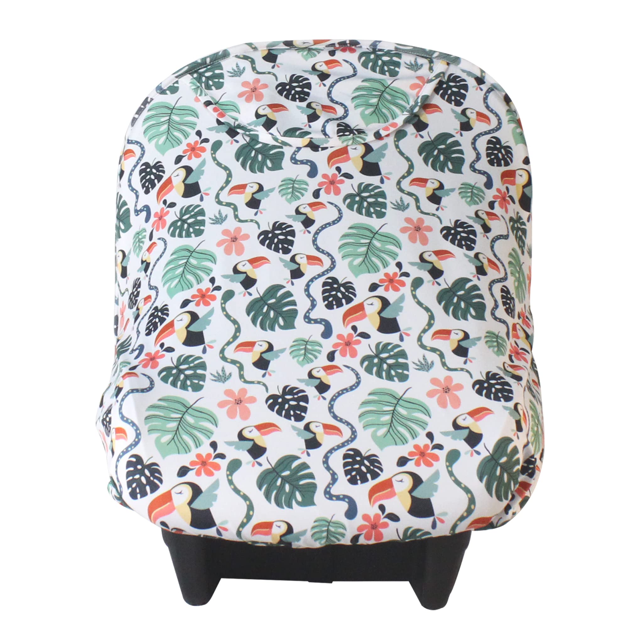 High-end Car Seat Covers for Babies and Stroller Sun Protection Covers are Newborn Essentials Must-Haves. The Breathable Gauze Sunroof Design Can Be Used in All Seasons (Woodpecker)