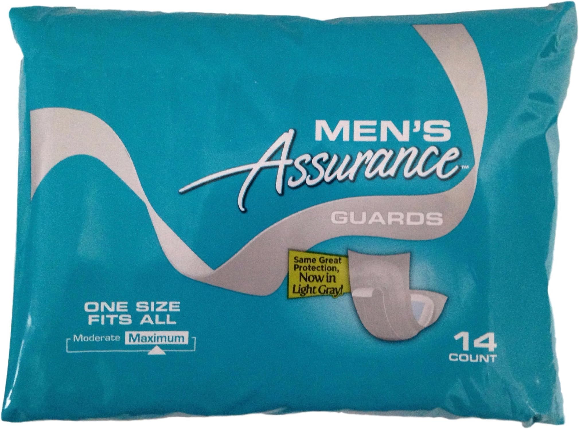 Assurance Men's Guards Liners 14 Count One Size Fits All Maximum