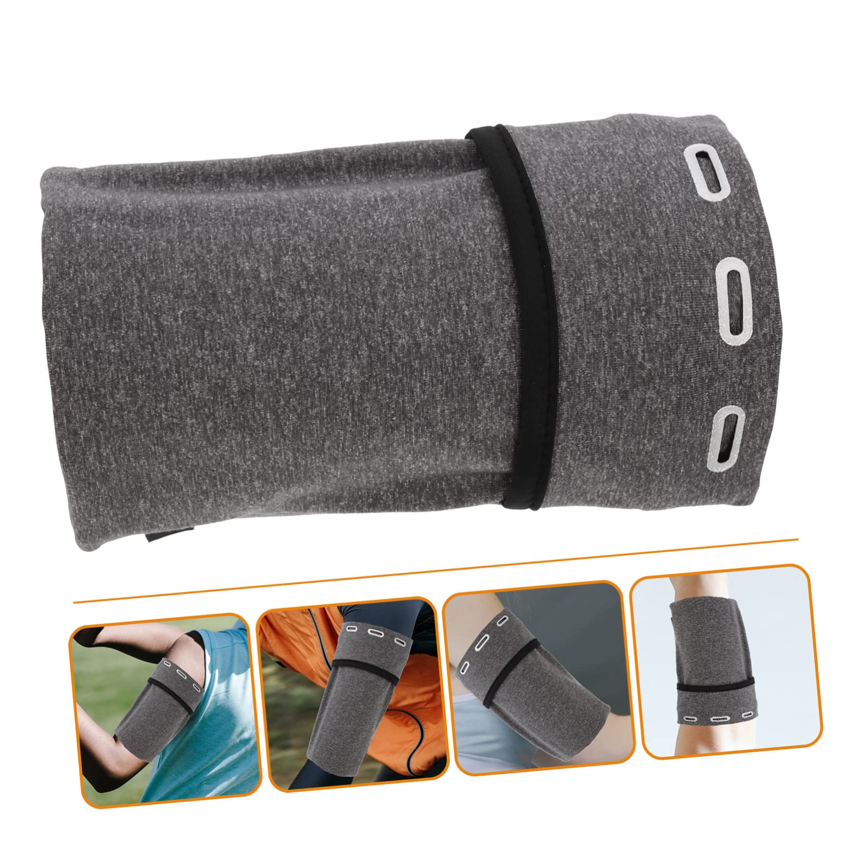 OSALADI 5pezzi Fascia Per Braccio Con Chiusura Zip Per Smartphone Pouch Per Allenamento All Aperto Adatta Per Running e Fitness Taglia