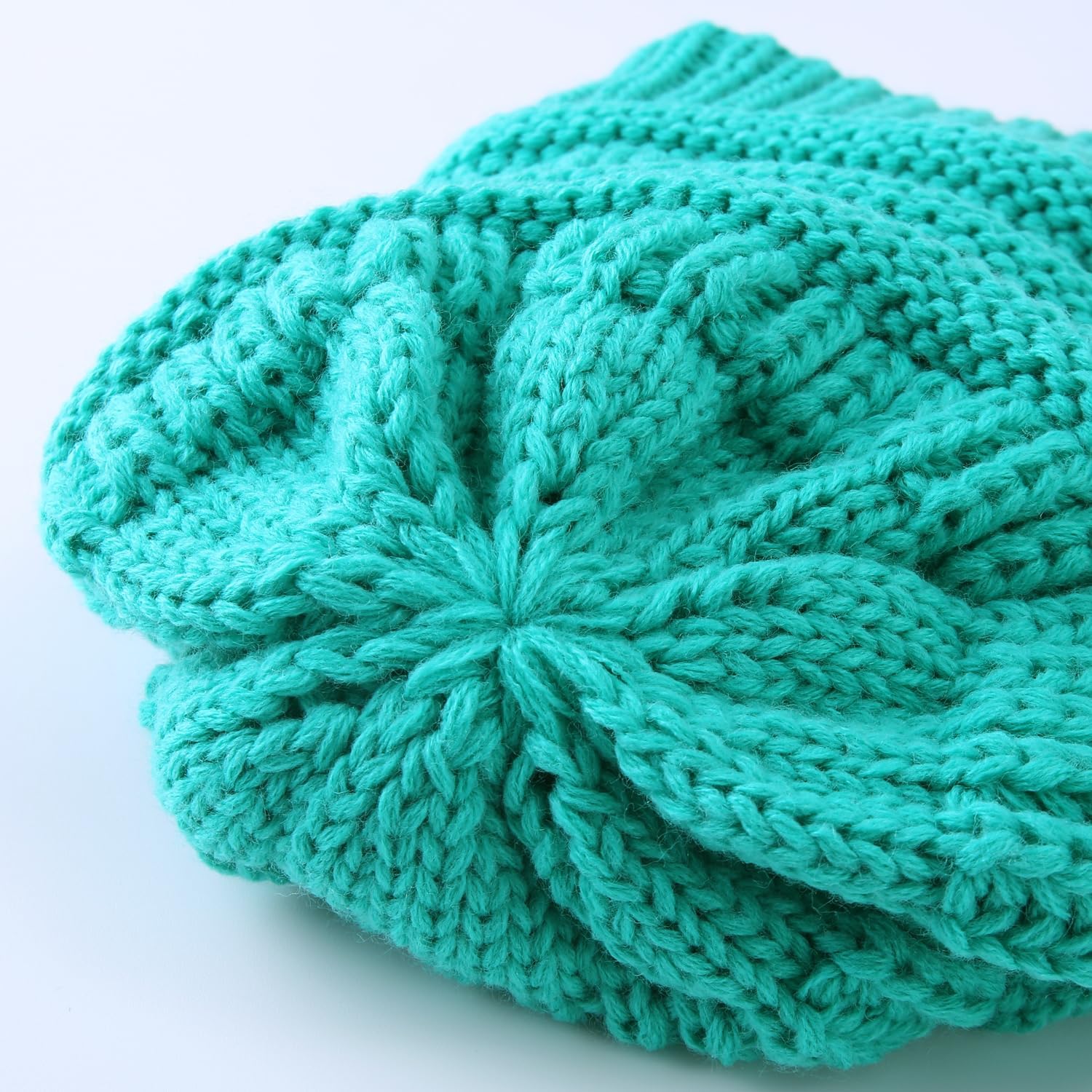 TZ Promise Women's Men's Knitted Beanie Hat Skull Thick Fleece Lined Winter Cap - Image 4