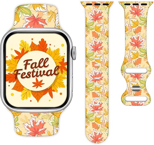 Miniatura 52 de Watch Band Compatible with Apple Watch 38mm 40mm 41mm 42mm 44mm 45mm for Women Men Sport Silicone Wristbands Strap for IWatch Series 7 6 5 4 3 2 1