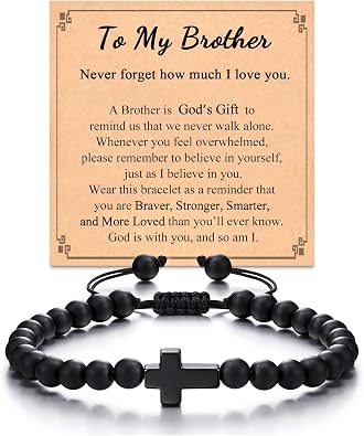 Tarsus Cross Bracelet for Men Teens, Fashion Jewelry Christian Gifts