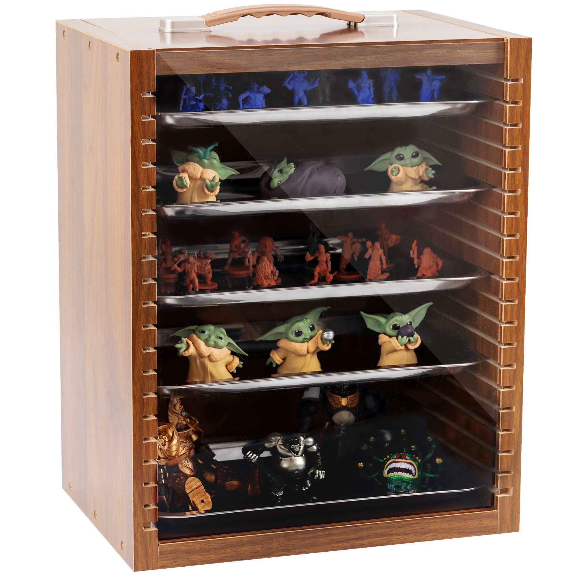 Valigetta Da Esposizione Per Oggetti Da Collezione | Conservate Le Vostre Figurine Da Collezione | Valigetta Per Miniature | Valigetta Da Trasporto Per Miniature | Miniature Storage Case V2