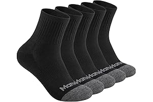 Men's Athletic, Daily Wear, Cushioned Ankel Socks Made of 100% Cotton