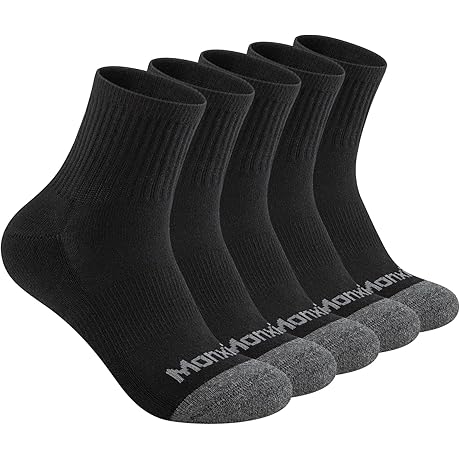 Men's Athletic, Daily Wear, Cushioned Ankel Socks Made of 100% Cotton