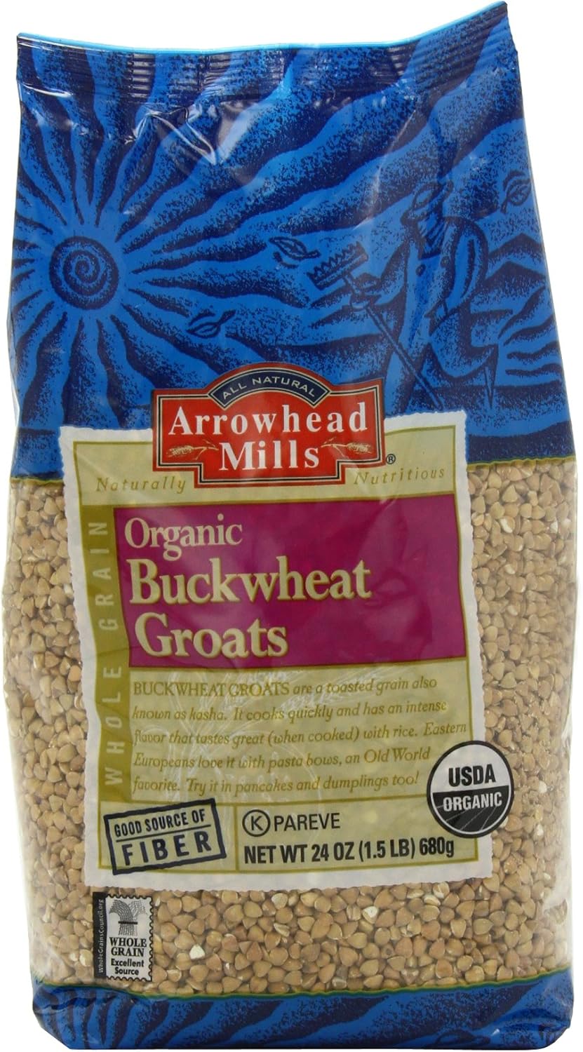 Arrowhead Mills Organic Buckwheat Groats, 24Ounce Bags (Pack of 4