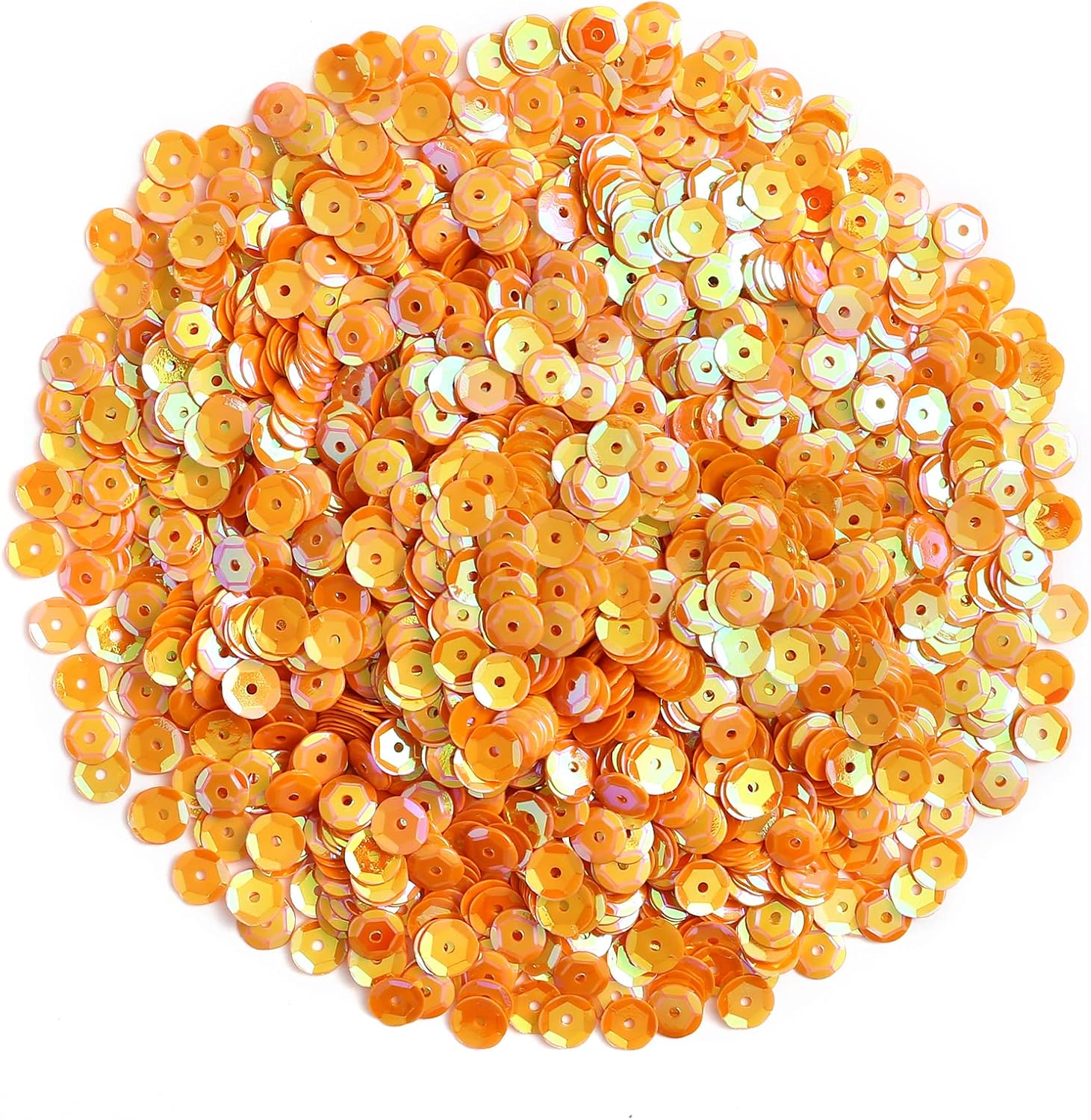 Naler 2200 Pieces 6MM Loose Sequins Bulk Cup Sequins